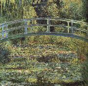 Claude Monet Waterlilies and Japanese Bridge Norge oil painting reproduction